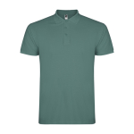 Polo da uomo in cotone piqué 200 g/m2 Roly Direct Star color verde chiaro  seconda vista