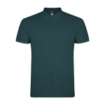 Polo da uomo in cotone piqué 200 g/m2 Roly Direct Star color blu grigiastro seconda vista