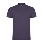 Polo da uomo in cotone piqué 200 g/m2 Roly Direct Star color lilla seconda vista