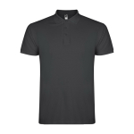 Polo da uomo in cotone piqué 200 g/m2 Roly Direct Star color grigio topo seconda vista