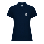 Polo da donna slim in cotone e poliestere Roly Direct Pegaso Premium vista principale
