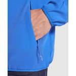 Softshell con cappuccio rimovibile e tasche Roly Direct Siberia color blu reale vista dettaglio 2