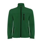 Giacca softshell con elastan e zip 300g/m2 Roly Direct Antartida color verde bottiglia seconda vista
