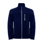 Giacca softshell con elastan e zip 300g/m2 Roly Direct Antartida color blu mare seconda vista