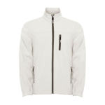 Giacca softshell con elastan e zip 300g/m2 Roly Direct Antartida color bianco sporco seconda vista