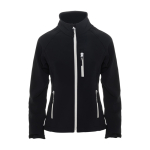 Giacca softshell donna con elastan 300g/m2 Roly Direct Antartida color nero seconda vista