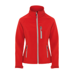Giacca softshell donna con elastan 300g/m2 Roly Direct Antartida color rosso seconda vista