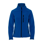 Giacca softshell donna con elastan 300g/m2 Roly Direct Antartida color blu reale seconda vista