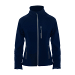 Giacca softshell donna con elastan 300g/m2 Roly Direct Antartida color blu mare seconda vista