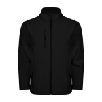 Giacca softshell 2 strati con elastan 300g/m2 Roly Direct Nebraska color nero seconda vista