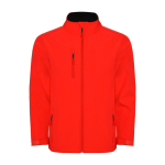 Giacca softshell 2 strati con elastan 300g/m2 Roly Direct Nebraska color rosso seconda vista