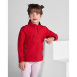 Giacca softshell 2 strati con elastan 300g/m2 Roly Direct Nebraska color rosso seconda vista d'uso