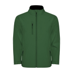 Giacca softshell 2 strati con elastan 300g/m2 Roly Direct Nebraska color verde bottiglia seconda vista