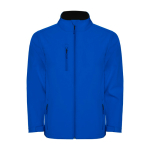 Giacca softshell 2 strati con elastan 300g/m2 Roly Direct Nebraska color blu reale seconda vista