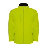 Giacca softshell 2 strati con elastan 300g/m2 Roly Direct Nebraska color lime seconda vista