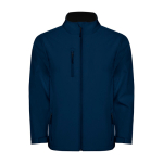 Giacca softshell 2 strati con elastan 300g/m2 Roly Direct Nebraska color blu mare seconda vista