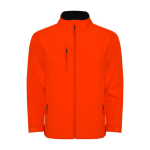 Giacca softshell 2 strati con elastan 300g/m2 Roly Direct Nebraska color arancione scuro seconda vista