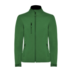 Softshell da donna con elastan 300 g/m2 Roly Direct Nebraska color verde bottiglia seconda vista