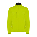 Softshell da donna con elastan 300 g/m2 Roly Direct Nebraska color lime seconda vista