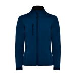 Softshell da donna con elastan 300 g/m2 Roly Direct Nebraska color blu mare seconda vista
