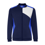 Giacchetta sportiva in poliestere 240 g/m2 Roly Direct Leros color blu reale seconda vista