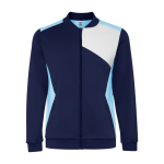 Giacchetta sportiva in poliestere 240 g/m2 Roly Direct Leros color azzurro seconda vista