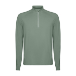 Felpa tecnica in poliestere riciclato 200g/m2 Roly Direct Estambul color verde oliva seconda vista