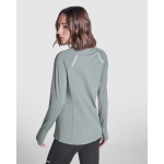 Felpa tecnica ecologica da donna 200 g/m2 Roly Direct Estambul color verde oliva sesta vista d'uso