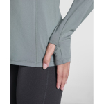 Felpa tecnica ecologica da donna 200 g/m2 Roly Direct Estambul color verde oliva vista dettaglio 2