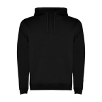 Felpa in cotone e poliestere 280 g/m2 Roly Direct Urban color nero seconda vista