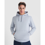 Felpa in cotone e poliestere 280 g/m2 Roly Direct Urban color blu sbiadito prima vista d'uso