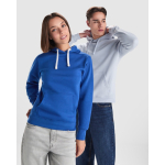 Felpa in cotone e poliestere 280 g/m2 Roly Direct Urban color blu sbiadito vista dettaglio 2