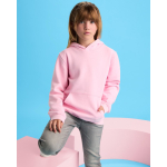 Felpa in cotone e poliestere 280 g/m2 Roly Direct Urban color rosa chiaro seconda vista d'uso
