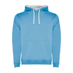 Felpa in cotone e poliestere 280 g/m2 Roly Direct Urban color azzurro pastello seconda vista
