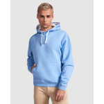 Felpa in cotone e poliestere 280 g/m2 Roly Direct Urban color azzurro pastello prima vista d'uso