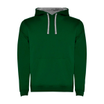 Felpa in cotone e poliestere 280 g/m2 Roly Direct Urban color verde oliva seconda vista