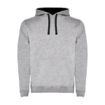 Felpa in cotone e poliestere 280 g/m2 Roly Direct Urban color grigio topo seconda vista