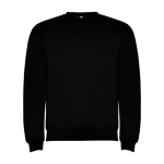 Maglione in cotone e poliestere 280 g/m2 Roly Direct Clasica color nero seconda vista