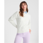 Maglione in cotone e poliestere con polsini 280g/m2 Roly Direct Clasica color blu sbiadito vista dettaglio 3