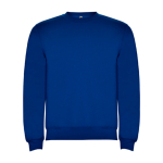Maglione in cotone e poliestere 280 g/m2 Roly Direct Clasica color blu reale seconda vista