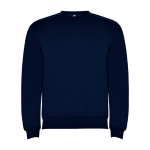 Maglione in cotone e poliestere 280 g/m2 Roly Direct Clasica color blu mare seconda vista