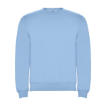 Maglione in cotone e poliestere 280 g/m2 Roly Direct Clasica color azzurro seconda vista