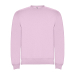 Maglione in cotone e poliestere 280 g/m2 Roly Direct Clasica color rosa chiaro seconda vista