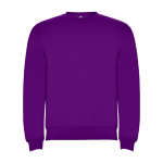 Maglione in cotone e poliestere 280 g/m2 Roly Direct Clasica color viola seconda vista