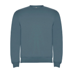 Maglione in cotone e poliestere 280 g/m2 Roly Direct Clasica color blu grigiastro seconda vista