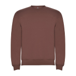 Maglione in cotone e poliestere 280 g/m2 Roly Direct Clasica color rosso mattone seconda vista