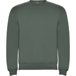 Maglione in cotone e poliestere con polsini 280g/m2 Roly Direct Clasica color verde oliva prima vista d'uso
