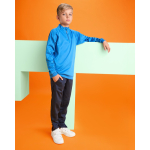 Felpa in poliestere con mezza zip 200 g/m2 Roly Direct Epiro color blu reale seconda vista d'uso