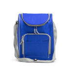 Borsa termica in poliestere con tasca principale isotermica da 15L color blu reale seconda vista