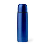 Thermos in acciaio inox con finitura lucida 500ml color blu reale seconda vista